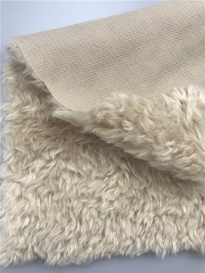 womens/mens shearling coats Plush fabric