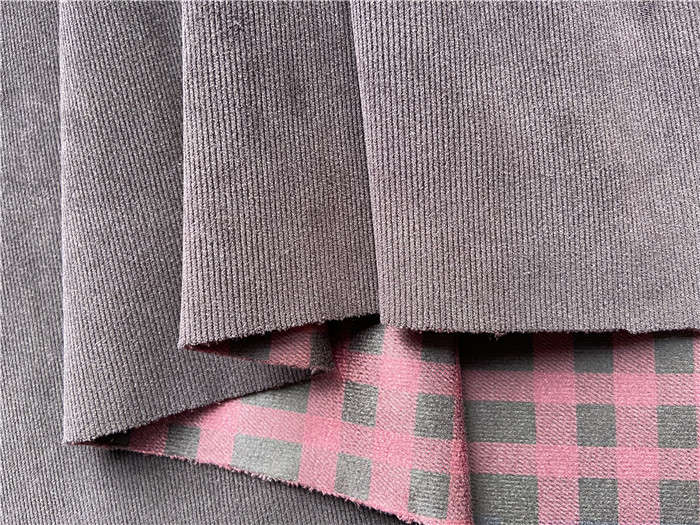 Plush plaid base mens italian suit fabric